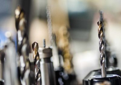 commercial photo shoot of engineering tools closeup