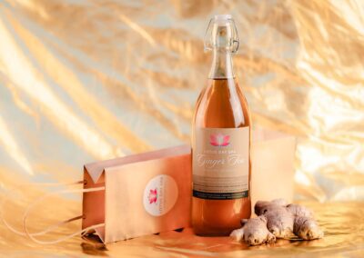 commercial product photography bottle of tea drink