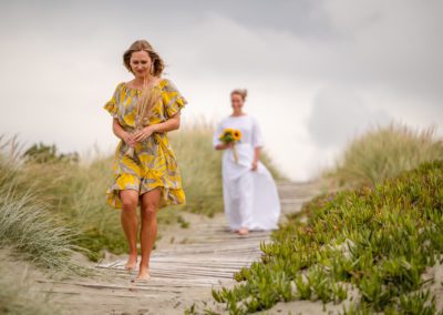 Wedding photography bridesmaids procession