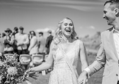 Wedding photo Antony & Heidi ceremony bride & groom