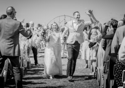 Wedding photo Antony & Heidi ceremony bride & groom