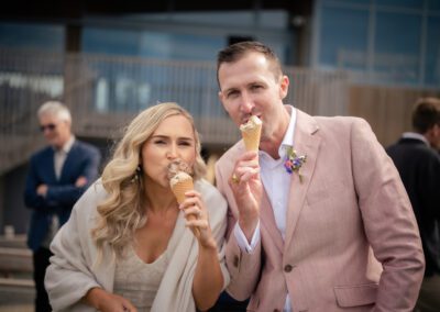 Wedding photo Antony & Heidi bride & groom