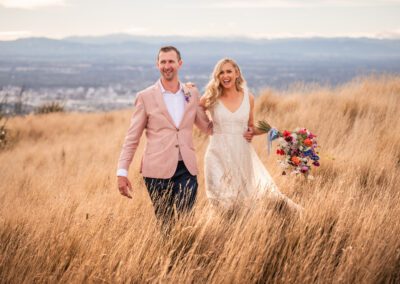 Wedding photo Antony & Heidi Bride & Groom