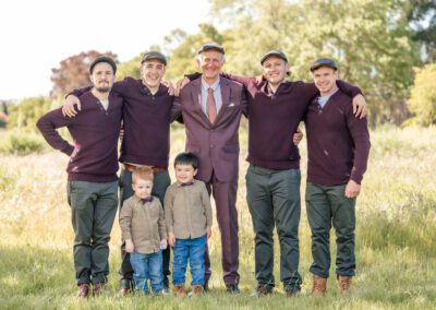 Wedding photo of George & best men